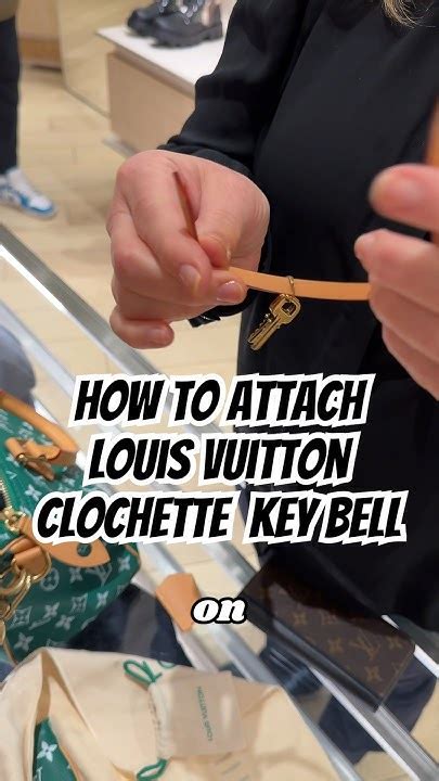 how to attach clochette keybell